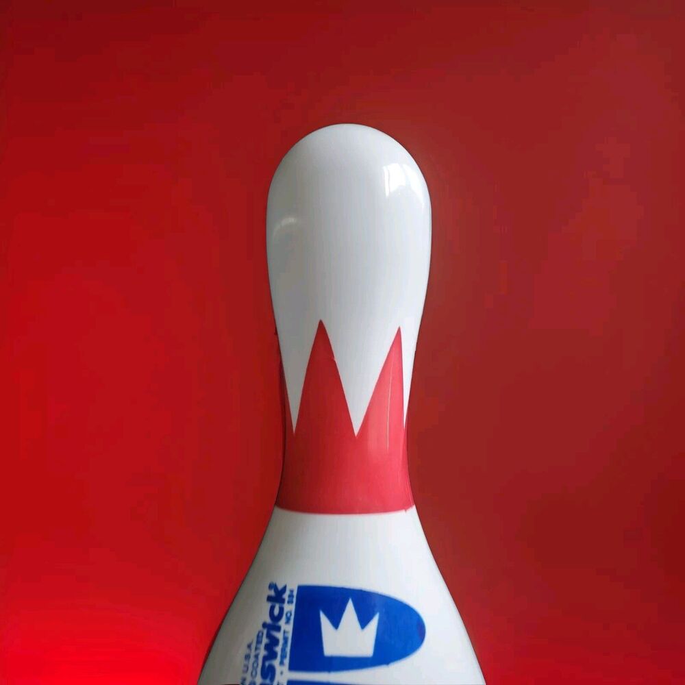 Brunswick Max Bowling Pin Candlepin Wall Plaque Sign Decor Man Cave Decor - Picture 5 of 7